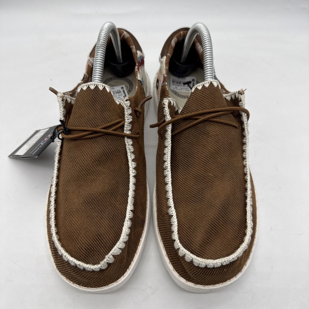 Hey Dude Wendy Aztec Southwestern Buckle Exclusive Women's Size 9 Loafers New - Picture 3 of 7